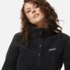 Columbia Women's Plus Size Benton Springs Half Snap Pullover, Black (Size: 1X)