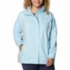 Columbia Women's Plus Size Arcadia II Jacket, Spring Blue/Cirrus Grey, 3X