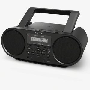 Sony ZS-RS60BT Bluetooth Portable Boombox - Black