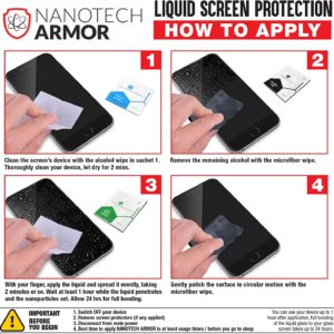Nanotechnology liquid screen protector