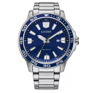 Citizen Men's Sport Silver-Tone Stainless Steel Bracelet Watch 45mm