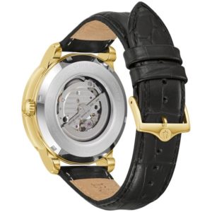 Bulova Men's Watch, Gold Tone/Black, Classic Automatic