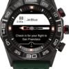 Citizen JX1005-00E CZ 44mm Smartwatch with Heart Rate Monitor - Green